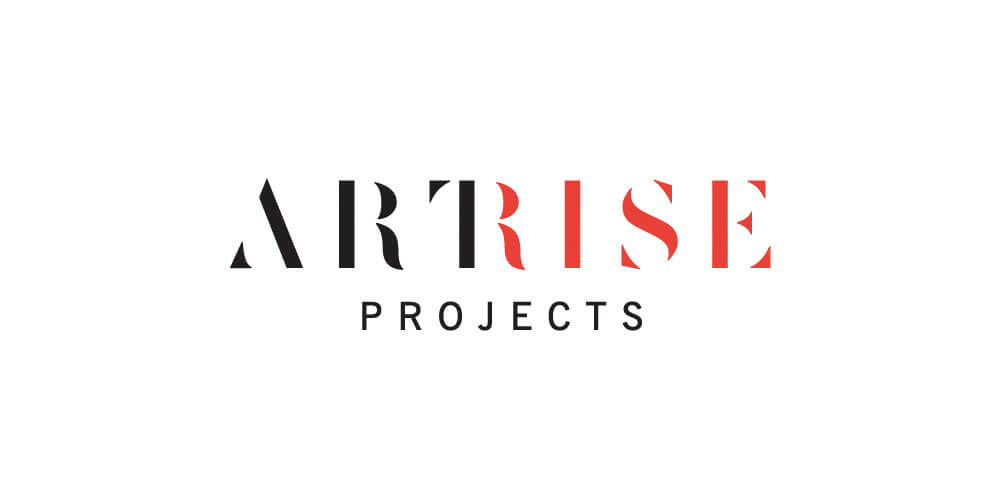 Artrise Projects logotype in black and red