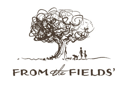 From the Fields' logo with pen-illustrated tree, adult, child, and dog