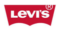 Red patch Levi's logo with white type