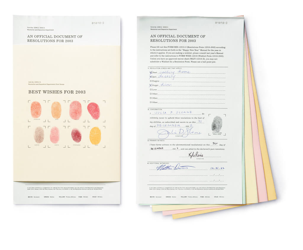 2 stacks of custom resolution forms